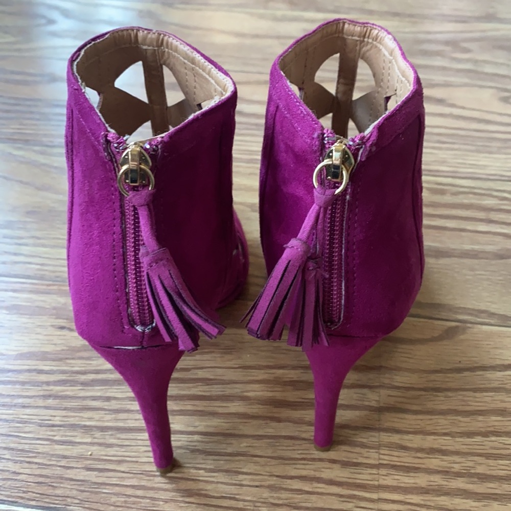 SOLD!!! XOXO Woman’s Charisma Pink Cut-Out Heels - Picture 6 of 6